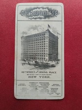 Kalender 1914 identisch mit 2026! Geo. Borgfeldt & Co. Werbekalender Vintage TOP