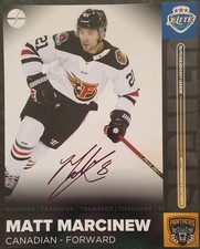 MATT MARCINEW - Signed 10x8 Photograph - SPORT - ICE HOCKEY NOTTINGHAM PANTHERS