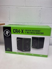 Mackie CR4.5 4.5" Powered Studio Monitors w/ Tone Control Pair  NEW 