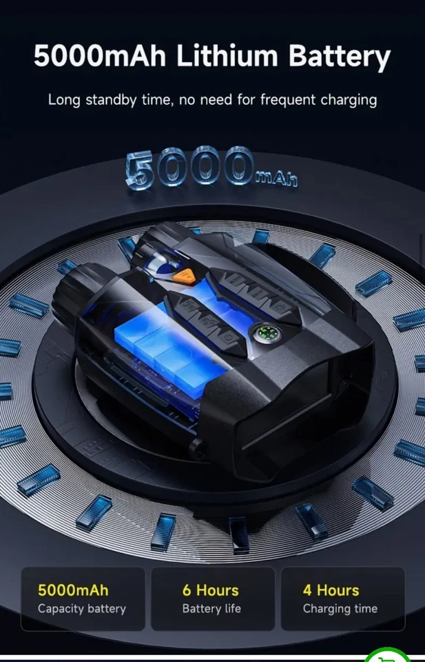 Binocolo digitale 48mp 1080 Visore Notturno 5x Digitale Infrarossi 800mt Caccia - Immagine 3 di 4