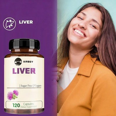 Liver Health Capsules With Milk Thistle & Artichoke, Antioxidant Formula
