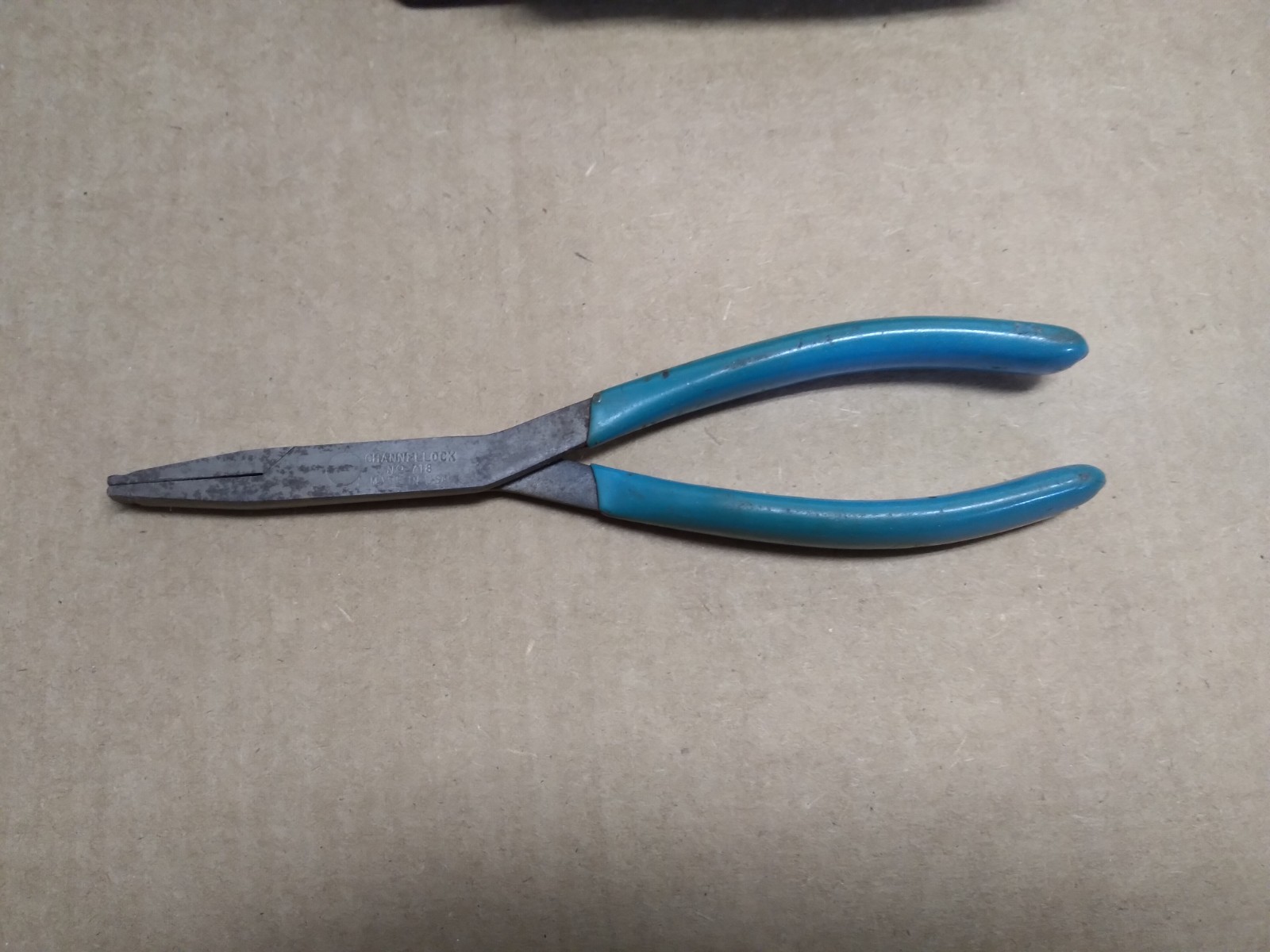 CHANNELLOCK TOOLS 8" FLAT NOSE DUCK BILL PLIERS - MADE IN USA - 718