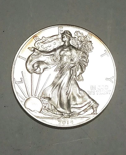 Walking Liberty Silver Dollar * 1 Ounce Fine Silver 0.999 * 2014 * Free Shipping