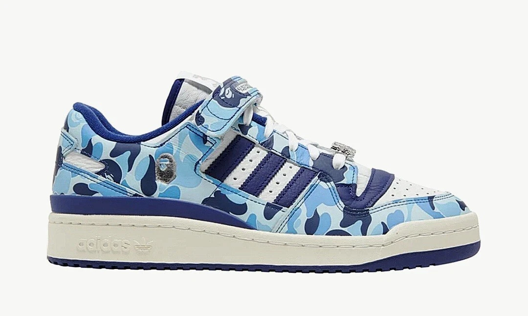 adidas BAPE x Forum 84 Low 30th Anniversary - Blue for Sale