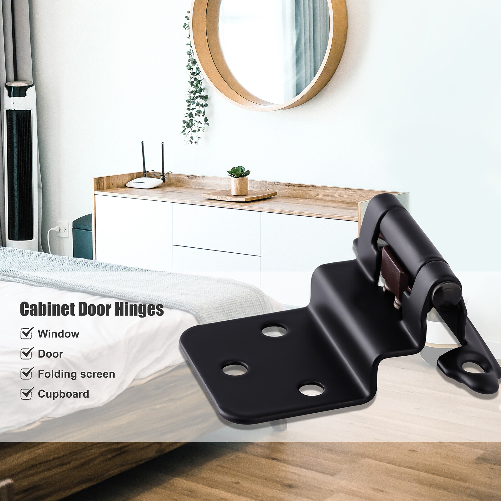 150Pair Inset Offset Kitchen Doors Hinges Self Closing Face