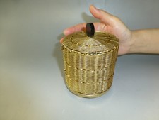 Rare Antique Swiss Music Box With Gold Brass Metal Wire Strung Case (See Video)
