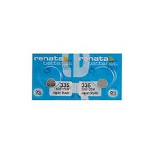 2 x Renata 335 Watch Batteries, 1.55V, 0 MERCURY equivalent SR512SW, 512