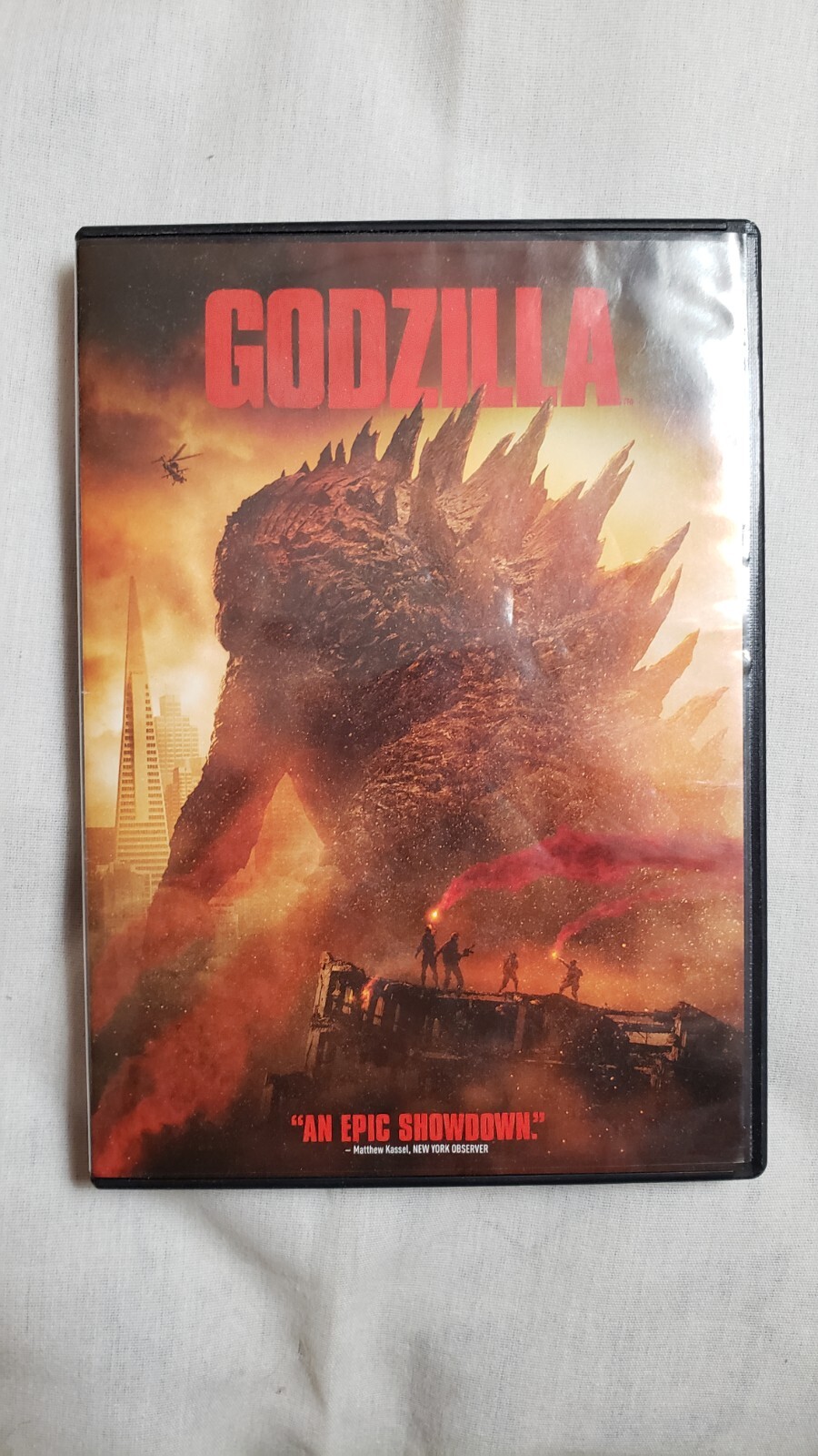 Godzilla 2014 Sci-Fi Movie DVD Warner Bros PG-13 123 Min Color Action