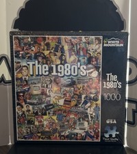 White Mountain The 1980 s 1000 Piece Jigsaw Puzzle Made In USA NEW SEALED