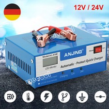 Profi 400AH Intelligente Auto KFZ Batterie Ladeger&auml;t Impuls Reparatur 12/24V DHL