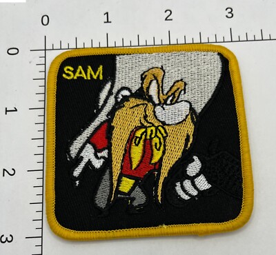 Sam One Patch Yosemite Sam Looney Tunes Toons Sew-On Embroidered Patch #750 | eBay