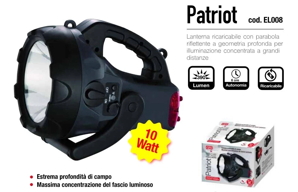 Torcia LED A Penna AJ 1W 80 Lumen - Alluminio Con Clip, Per Campeggio, Pesca, Escursionismo