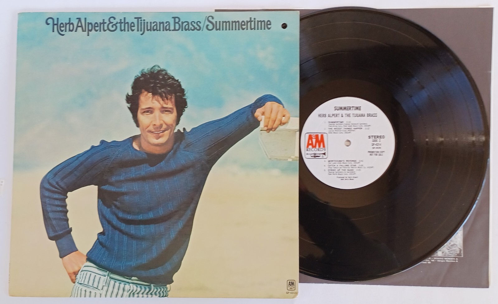 HERB ALPERT & TJB SUMMERTIME A&M LP WHITE LABEL PROMO eBay