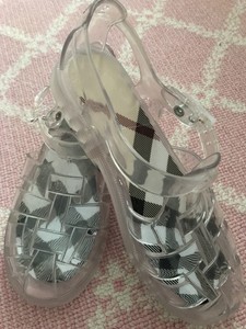 burberry jelly sandals