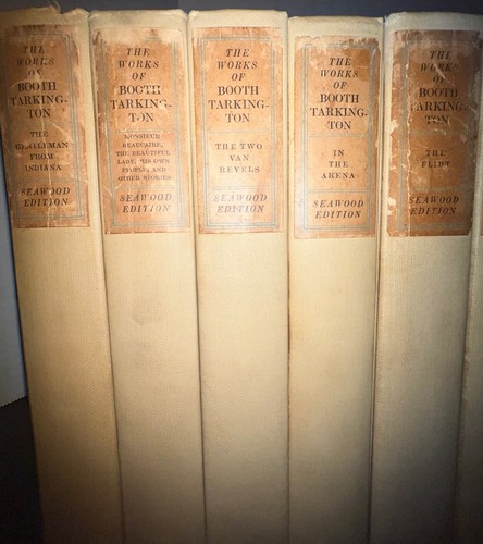Booth Tarkington Complete Seawood Edition 15 Volumes Signed By Author RARE - Picture 13 of 15