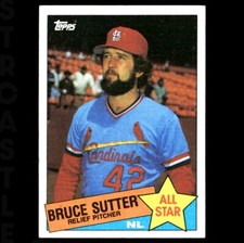 1985 Topps - All-Star Bruce Sutter #722 St. Louis Cardinals ⚾  Baseball Card