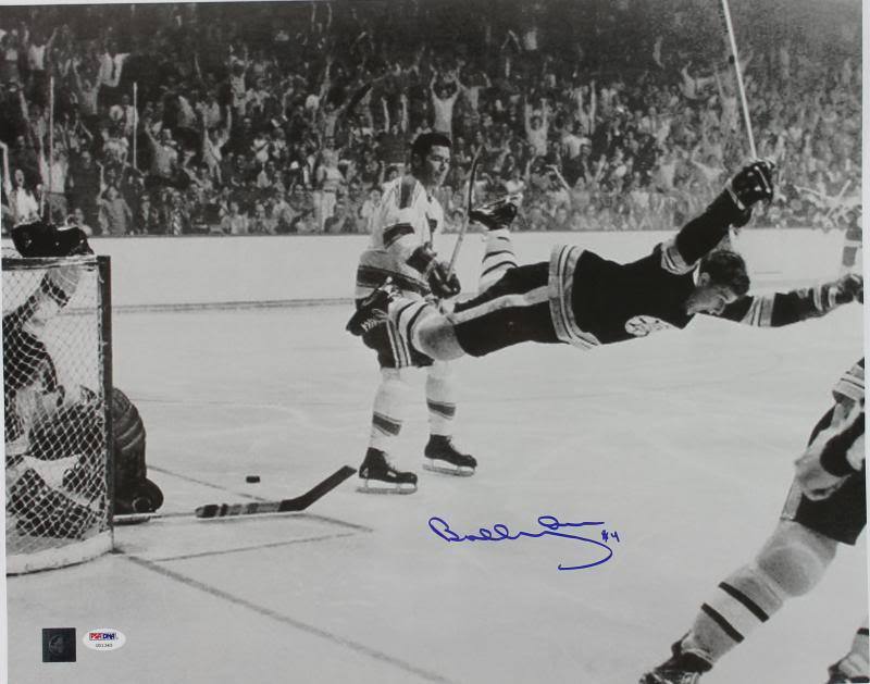 Bobby Orr Autographed Signed Bruins 16X20 Photo Auto Graded Gem 10 Gnr Holo/COA & PSA/DNA 
