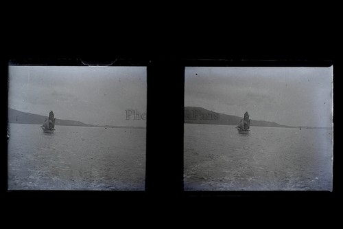 Norway Voyage Plate Stereo Negative Vintage
