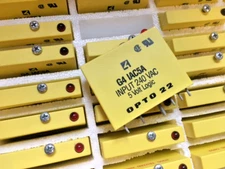 OPTO 22 OUTPUT MODULE G4 IAC5A 240 VAC  5VOLT LOGIC  (yellow)  NEW