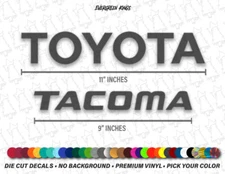 TAILGATE DECAL KIT for 95-04 Toyota Tacoma Vinyl Sticker Emblem Graphic Badges