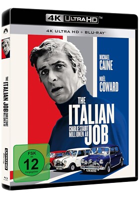 The Italian Job (1969)[4K Ultra HD Blu-ray & Blu-ray/Neu/OVP] Michael Caine, Noe