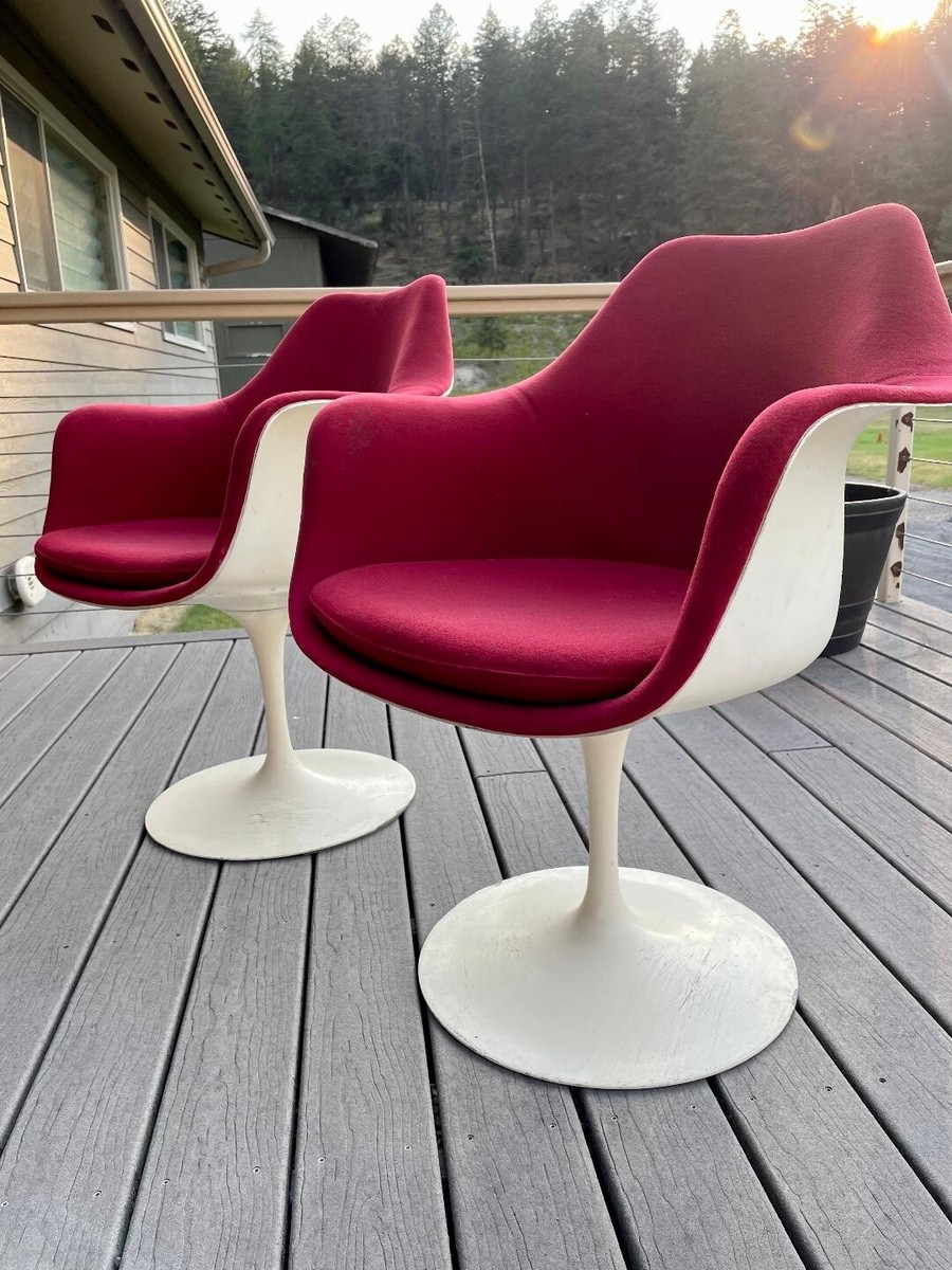 Vintage Saarinen Chair For Sale Vintage Knoll Eero Saarinen Red