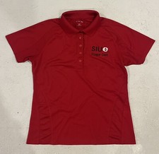 Southern Illinois University Edwardsville SIUE Women’s Polo Shirt Size M Red