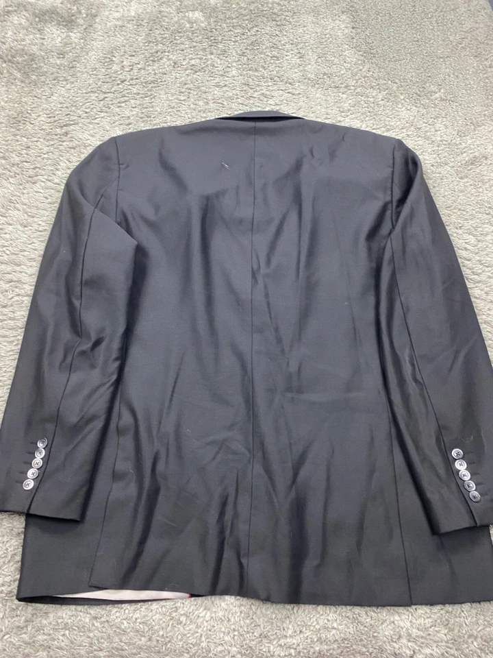 Blazer Tiglio Hombres 48R Negro Super 150s Lana San Giovesse Abrigo Deportivo Chaqueta Italia Foto 2 de 4