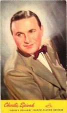 Charlie Spivak Victor's Brilliant Trumpet-Playing Batoner Portrait Postcard