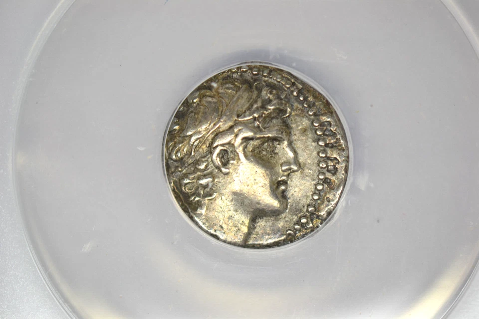 SELEUCID KINGDOM. Alexander I (151-145 BC). AR drachm (17mm). ANACS VF-25 Tooled - Image 2 of 4