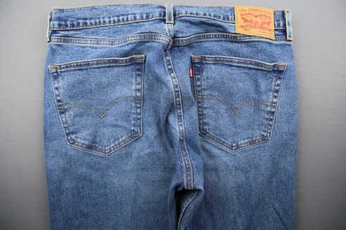 Jeans uomo Levi's 505 2020 regular dritto elasticizzato lavaggio medio taglia 36x30 - Foto 7 di 8