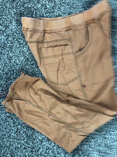 Prana Mens Joggers Size Large 32 Orange Stretch Ankle Straps Pants - Picture 9 of 10