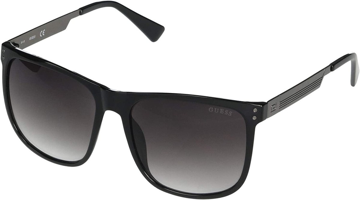 Guess GF5063 05B Matte Black Square Plastic Sunglasses Frame  display picture 3
