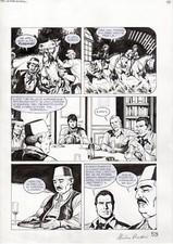 ALESSANDRO PICCINELLI - TAVOLA ORIGINALE TEX - 'LA STIRPE DELL'ABISSO'