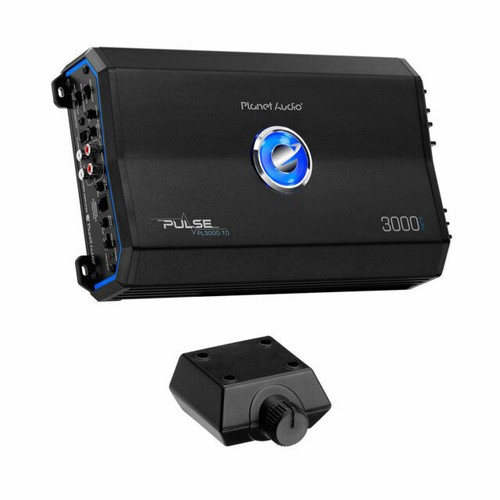 Planet Audio Pulse 3000w 1 Ohm Monoblock Class D Amplifier Remote