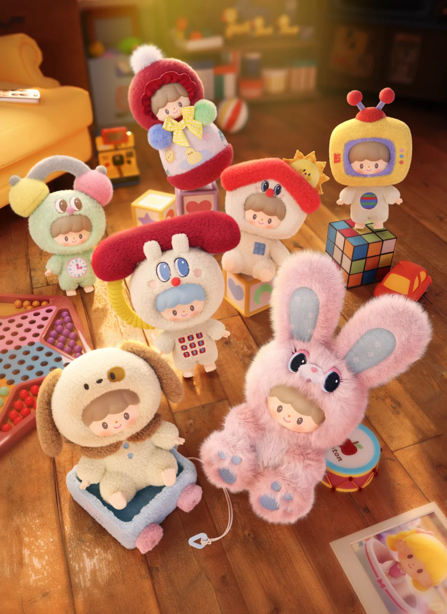 その他 ZZ yaa 517TOY zZoton Happy Childhood Series PVC Plush Blind Box