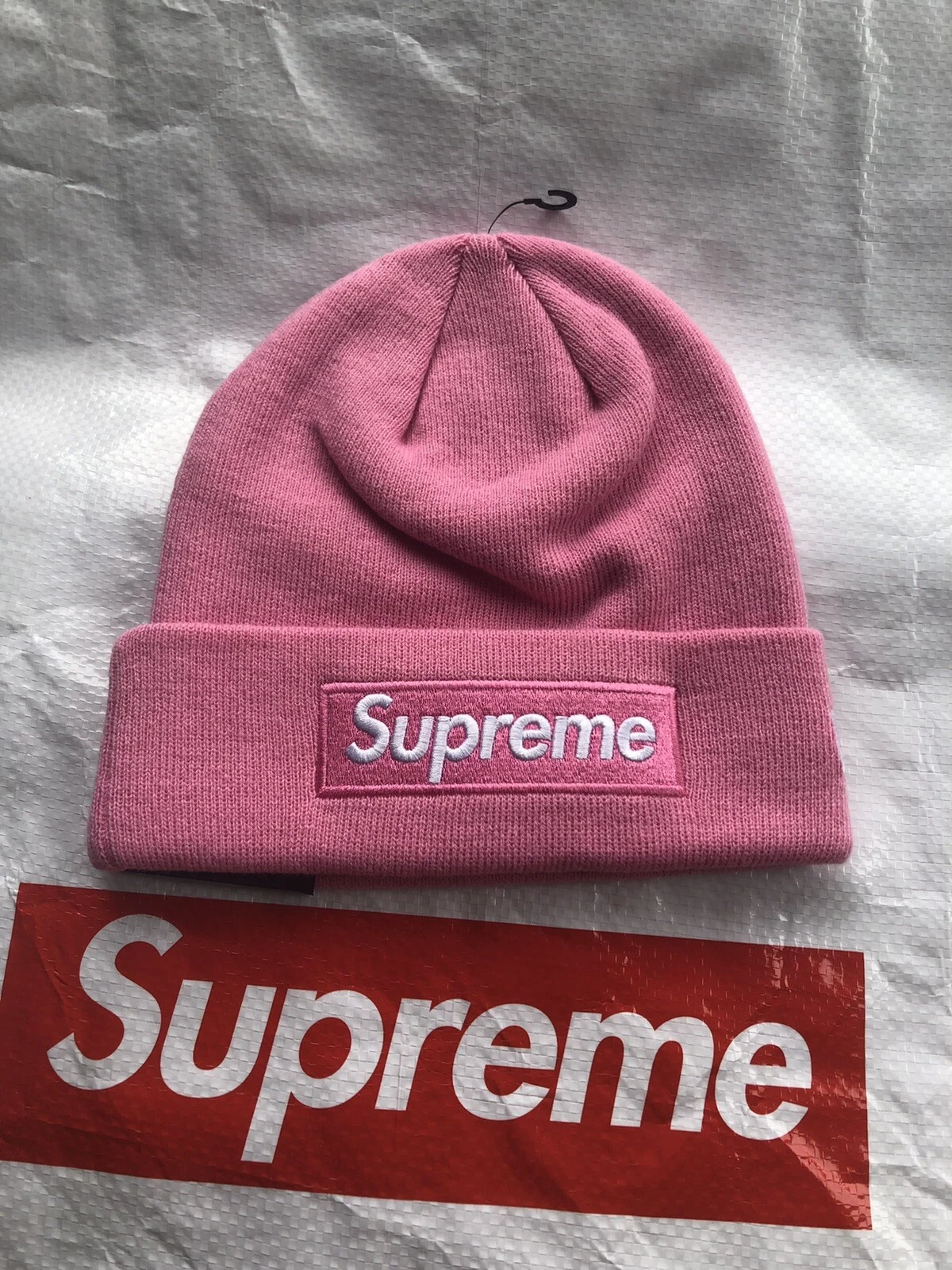 Unreleased SF EXCLUSIVE In Store Supreme FW21 Box Logo Pink Beanie RARE *READ*