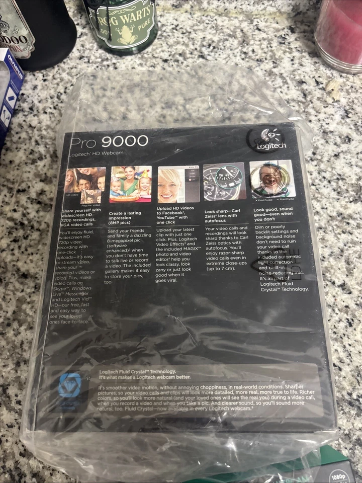 Logitech Webcam Pro 9000/720p/1600 x 1200 resolution/Autofocus/Microphone - Image 3 of 4