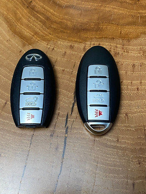 Infinit Key Fobs - 1 OEM (285E3-9NF4A) + 1 Generic - 4-Button