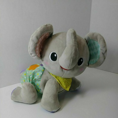 VTech Explore and Crawl Elephant Plush Baby & Toddler Toy - Gray | eBay