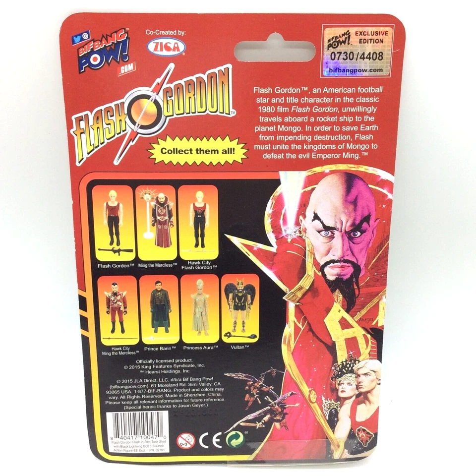 BifBangPow! Entertainment Earth 独家闪光戈登 #0533 可动人偶 — 第 2/3 张图片