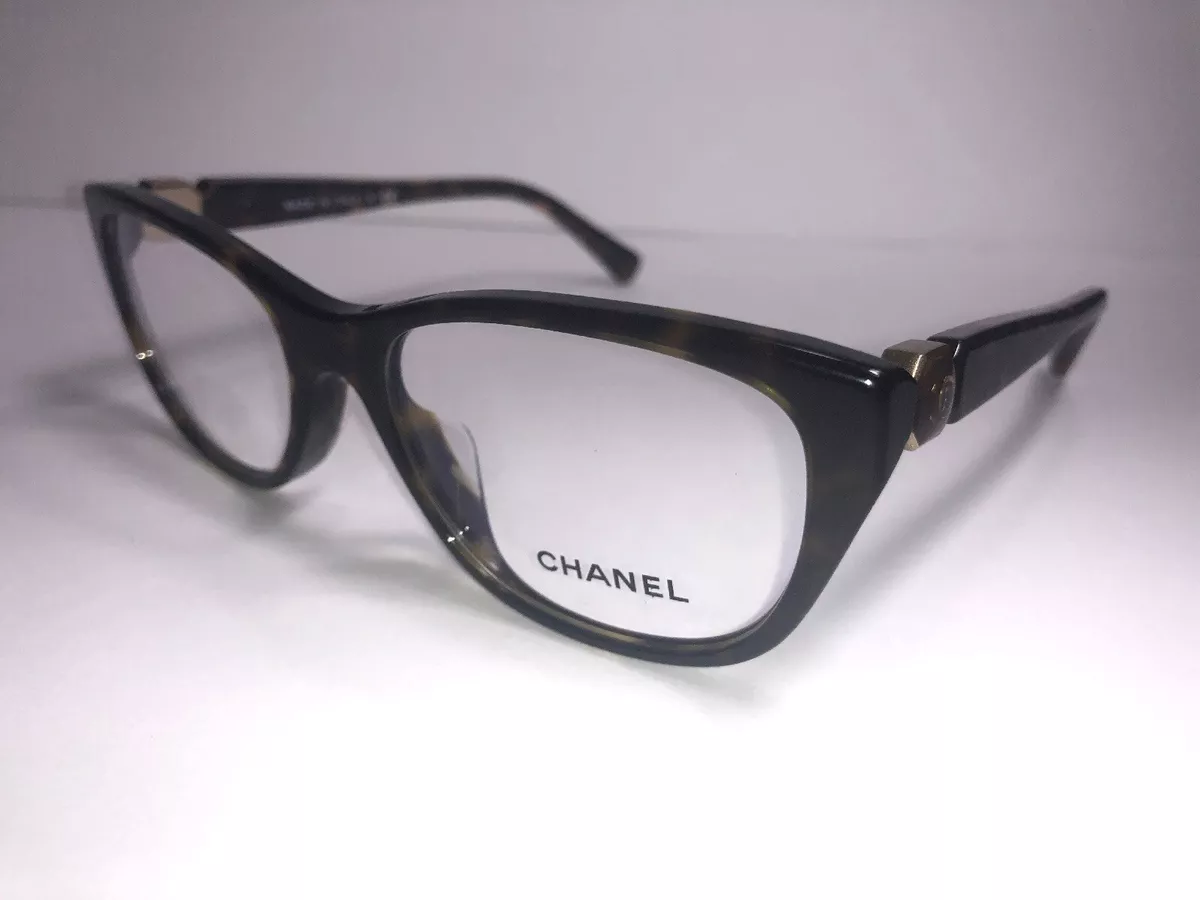 CHANEL Eyeglass Frames 3285 c. 714 Dark Tortoise Women Glasses $599 Tiny  Scratch