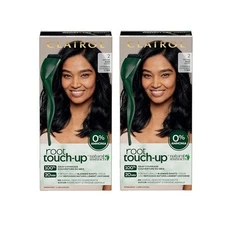 2 Pack Clairol Root Touch-Up Permanent Hair Dye 2 Matches Black Shades 