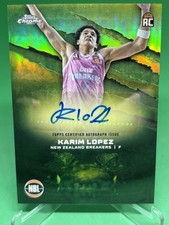 Karim Lopez 2024-25 Topps Chrome NBL Autograph New Zealand Breakers