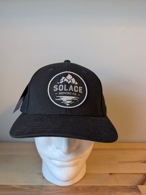 Solace Brewing Co. Sterling VA Black Snapback Hat - Adjustable NWT