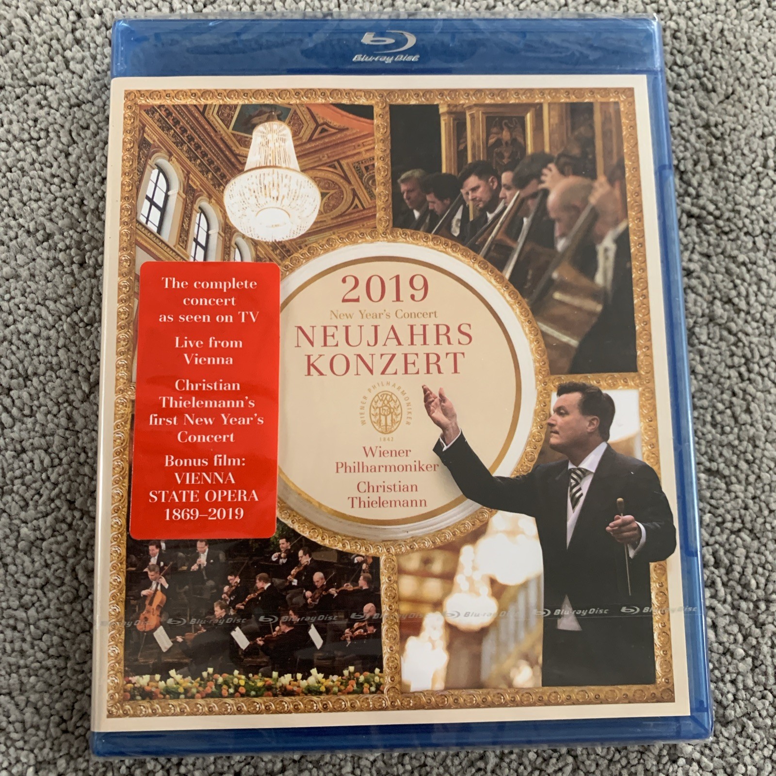 Neujahrskonzert 2019 / New Year's Concert 2019 (Blu-ray) New Sealed