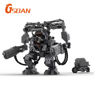 Mechanical Mecha Robot Building Blocks Set DIY Construction Toy Kids Gift