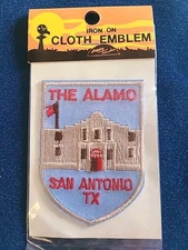 The Alamo - San Antonio, Texas Vintage Souvenir Travel Patch Happy Traveler NEW!