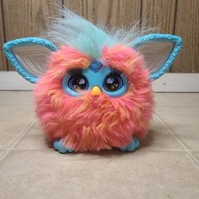 Furby 2023 Coral Interactive Plush Toy, Tested And Working Perfectly