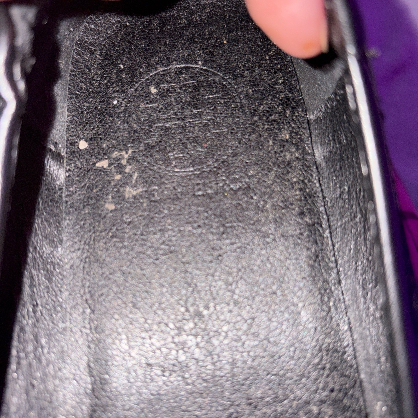 Tory Burch Black Leather Ballet Flats Logo Accent Round Toe EU 40 thumbnail 3